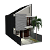 Denah Rumah Minimalis 5x9.5 Meter 2 Lantai
