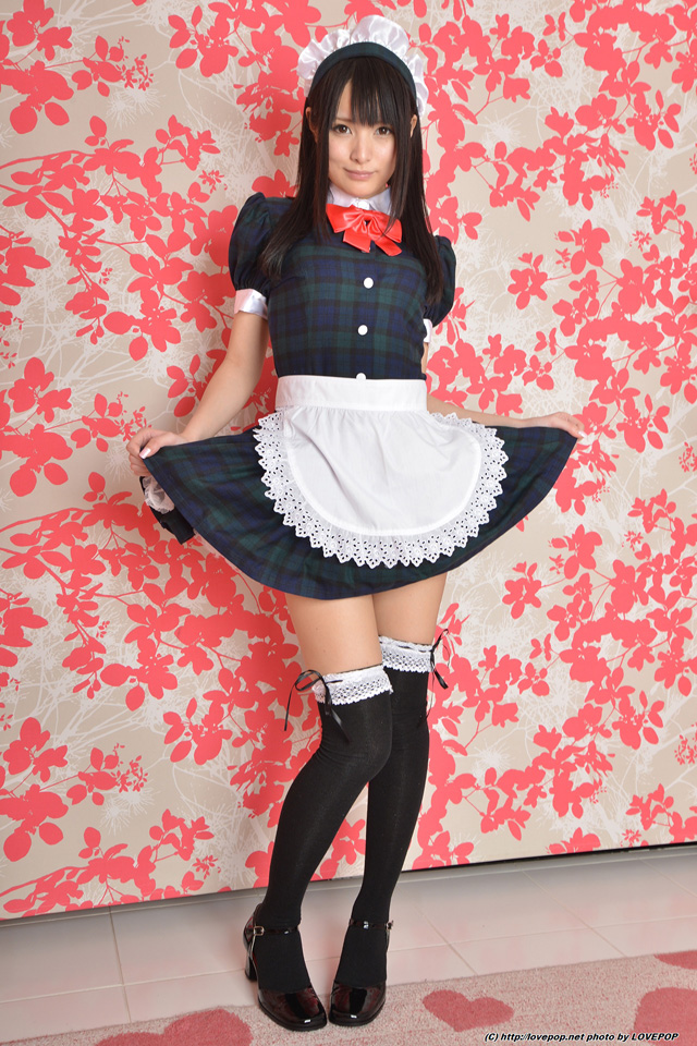 Skinny cute maid asian