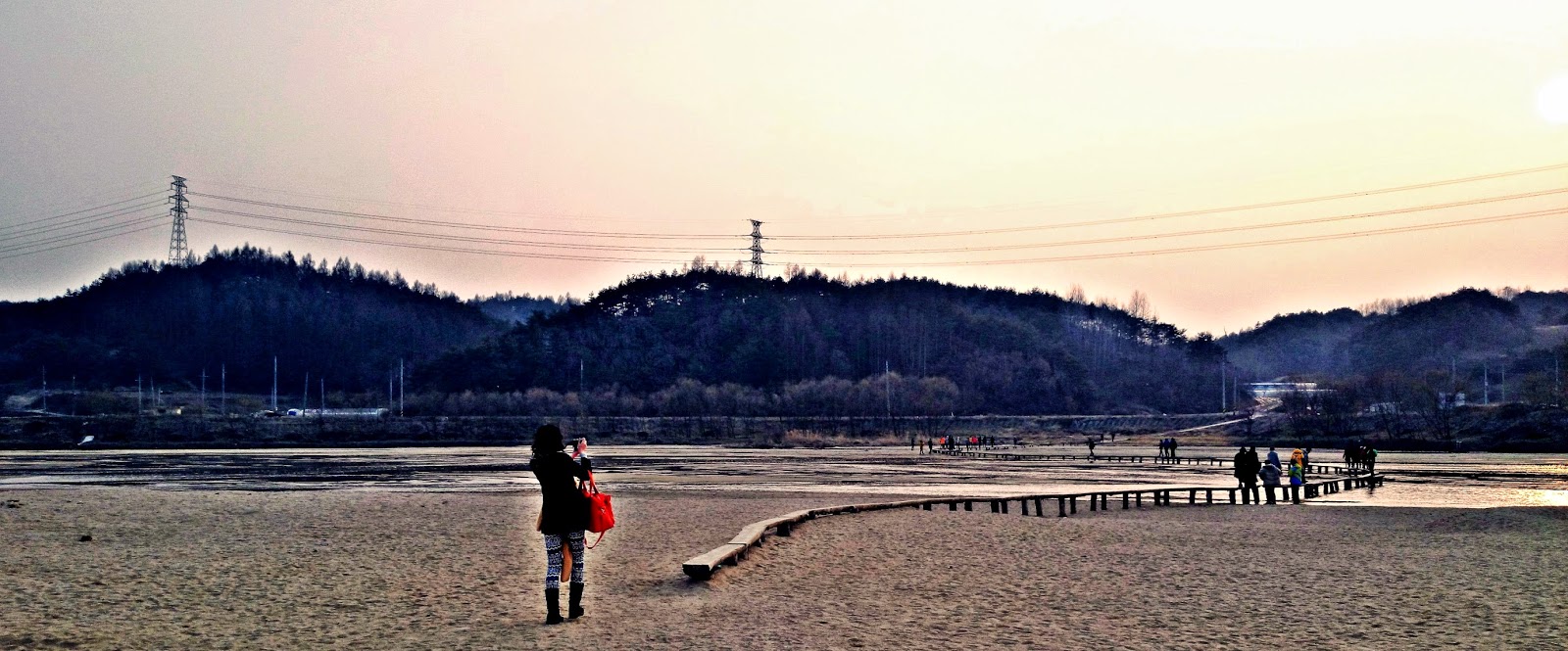 K-drama Love Rain and Museom Single Log Bridge (무섬외나무다리) Yeongju Museom Single Log Bridge Yeongju Museom Single Log Bridge (무섬외나무다리)무섬외나무다리 | meheartseoul.blogspot.com