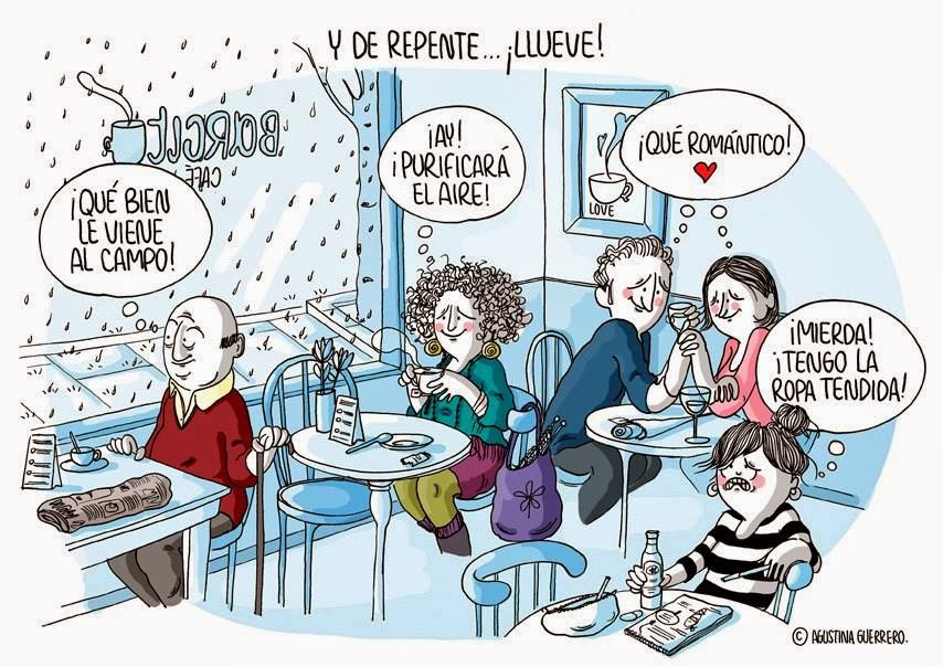 Resultado de imagen para LLUVIA chistes