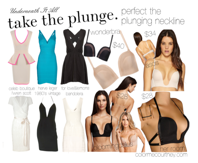 How to wear bra with deep v dress How to wear bra with deep v dress