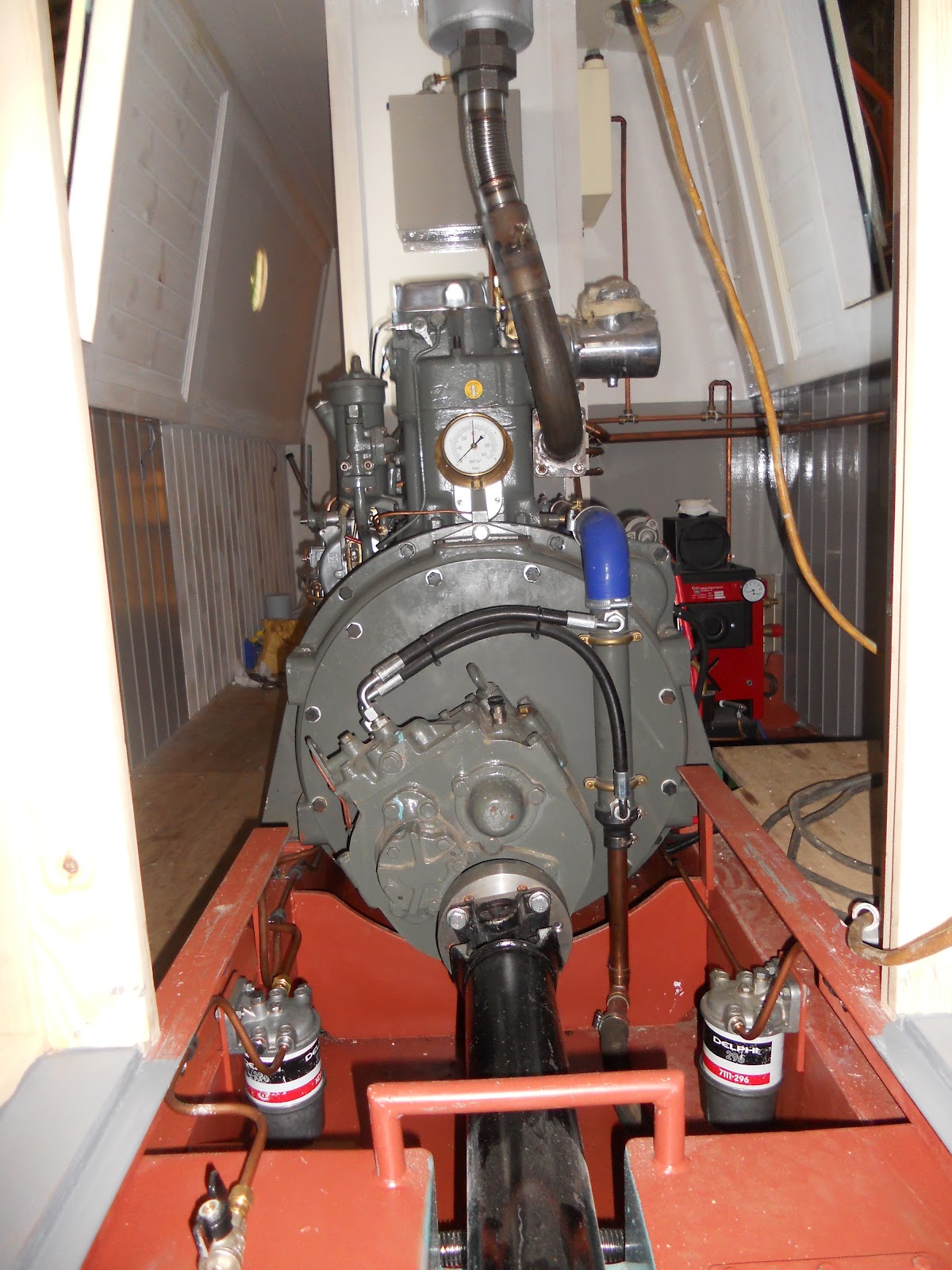 Harris & Watson Narrowboat Build Engine commissioning and start up.