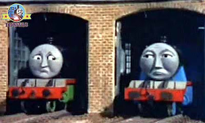 Henry and Gordon the big express engine lonely Thomas the train left the yard to run his branchline