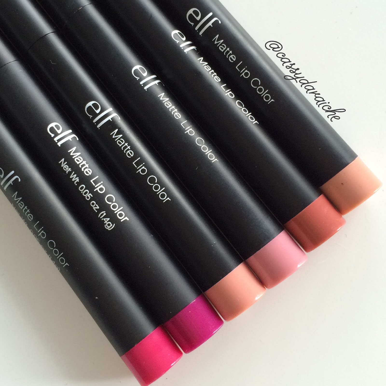 Classy Cassy elf cosmetics matte lip color