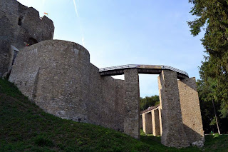 Cetatea Neamt vazuta de la exterior Neamt Citadel