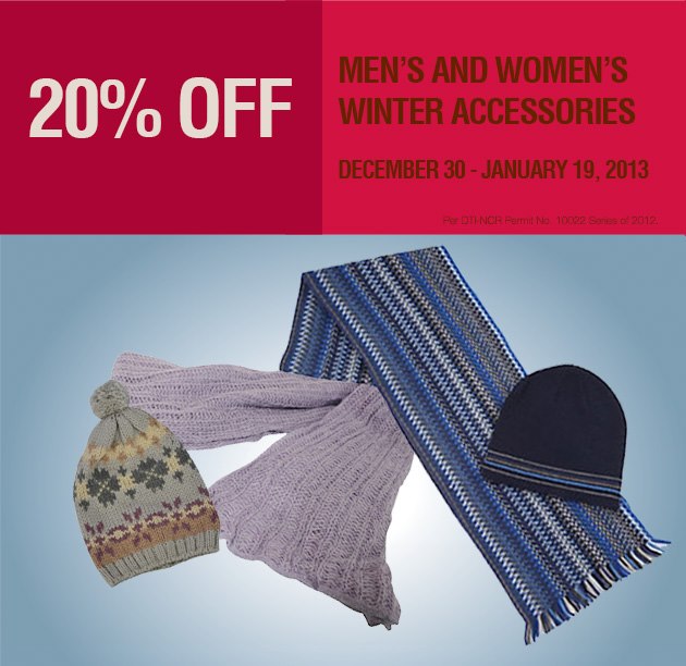 Marks And Spencer Winter Accessories Thermal Underwear Sale Dec 30 to