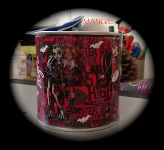 Lata forrada monster high lata forrada monster high