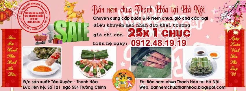Nem Chua Xứ Thanh giá tốt nhất tại Hà Nội
