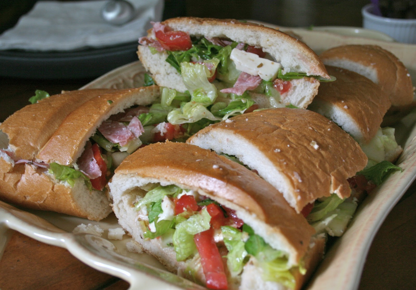 Bake - a - holic: Greek Salad Sandwiches