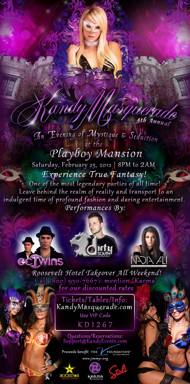 Lovely Enterprizes 4th Annual Kandy Masquerade the Playboy Mansion 2
