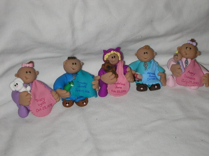 Some of the Clay Babies We Have Made