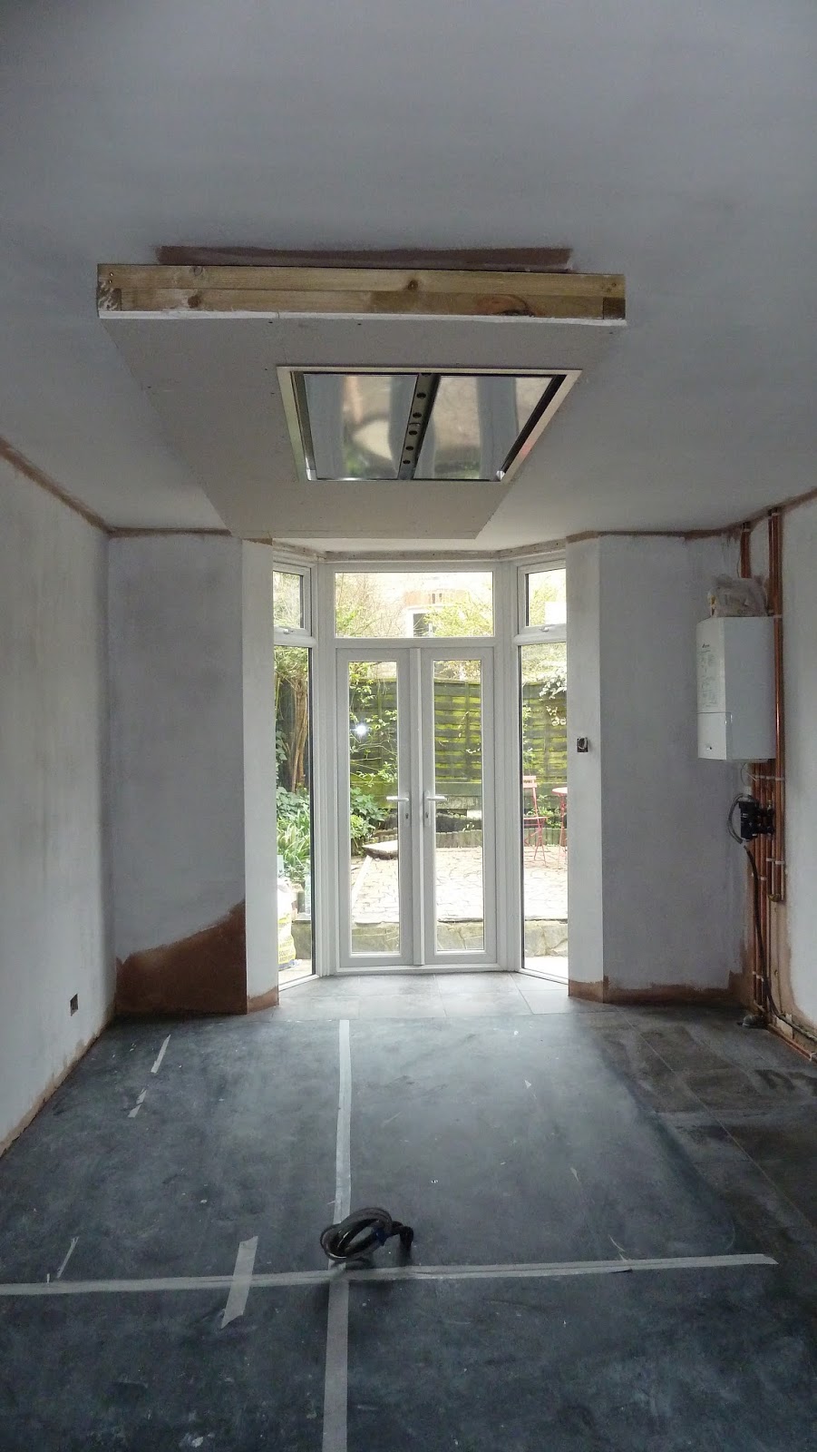 My Victorian Terrace Refurb Kitchen Progress Plasterboard