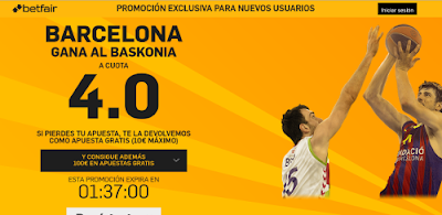 betfair Barcelona gana Baskonia cuota 4 ACB 22 noviembre betfair Barcelona gana Baskonia cuota 4 ACB 22 noviembre