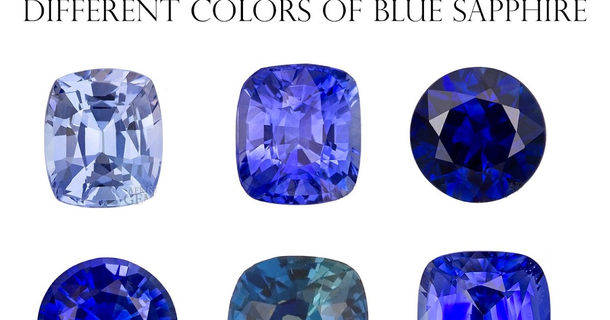 Ceylon Sapphire Colour Chart