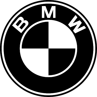  BMW logo black and white 