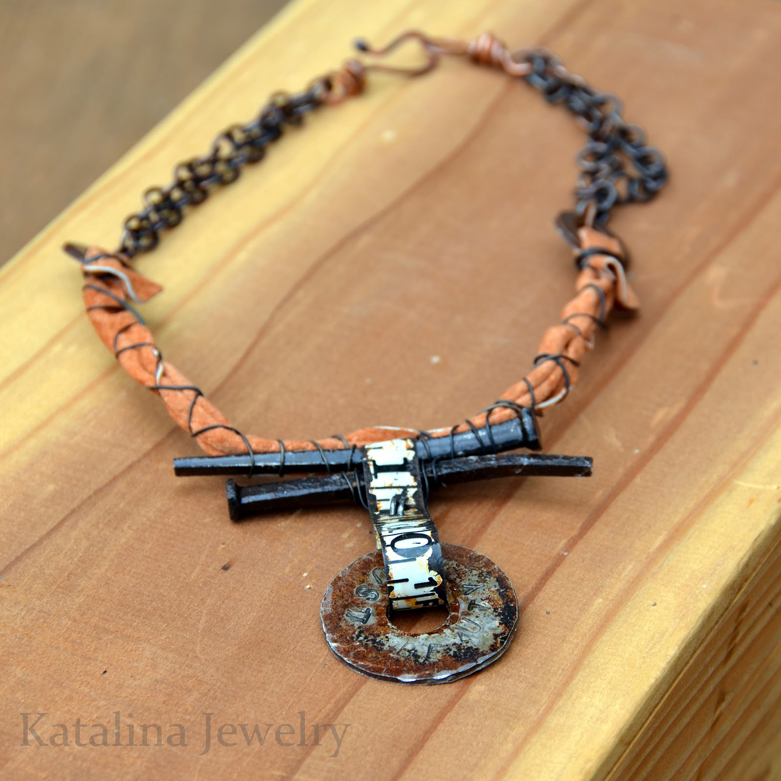 Katalina Jewelry Enhancing and Protecting a Rusted Metal Patina