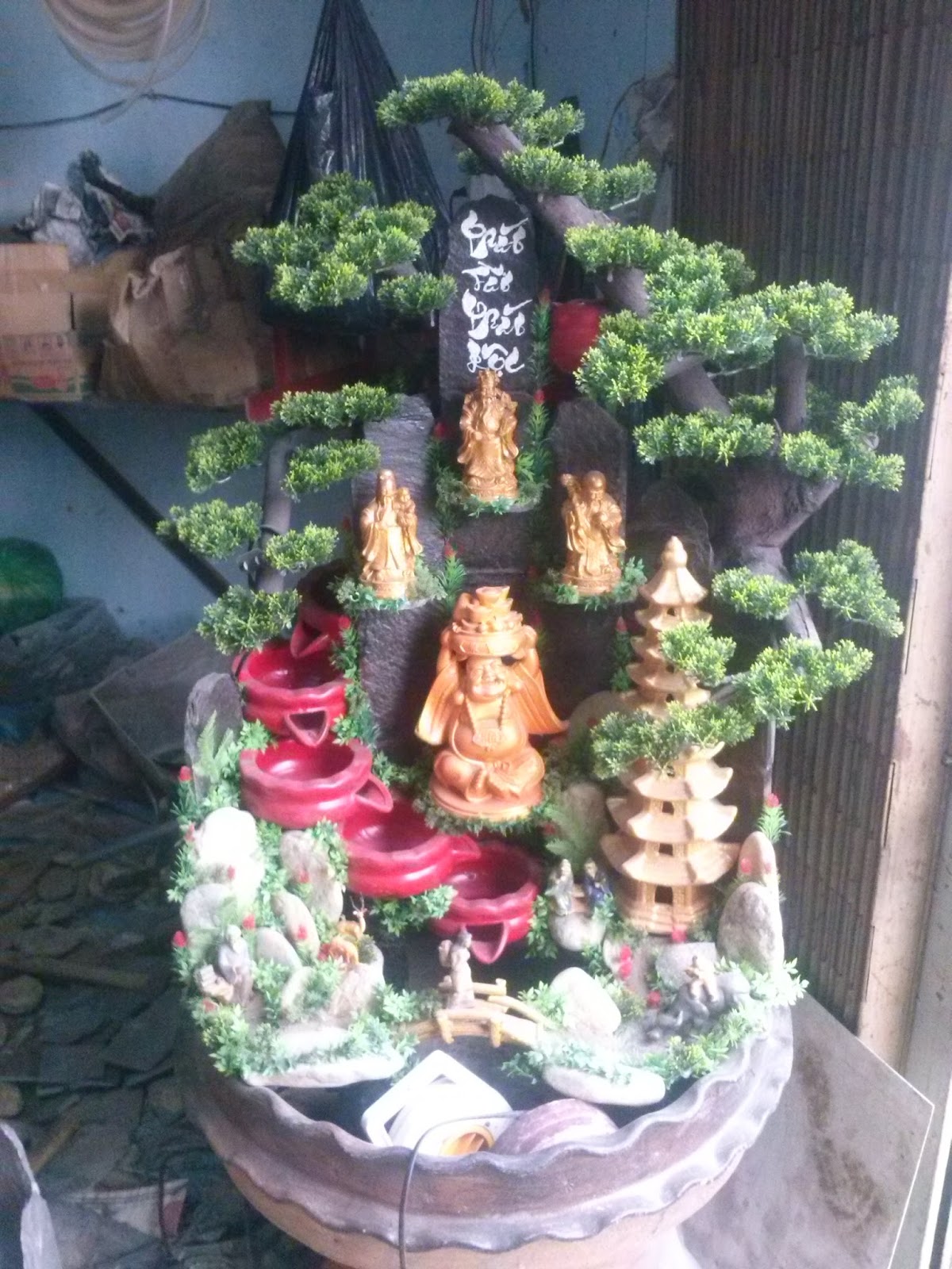 Thác nước phong thủy để bàn mẫu mã đa dạng - 10