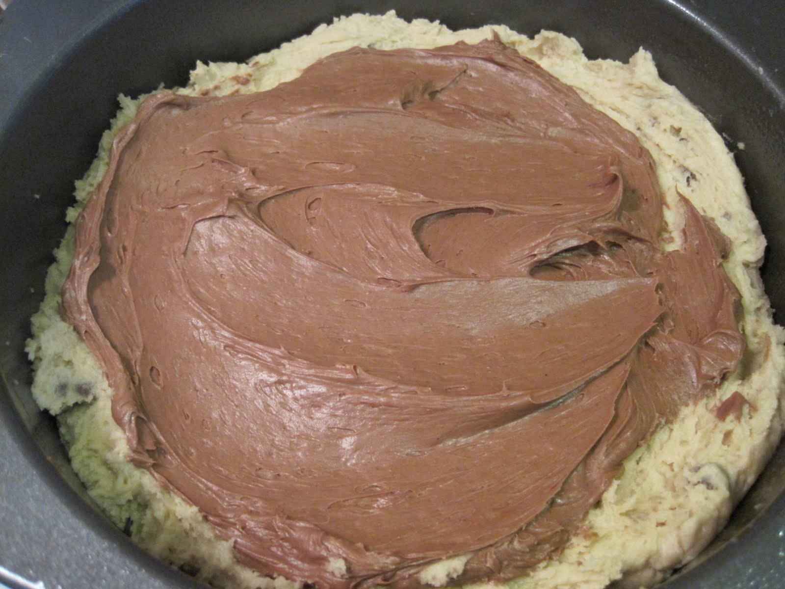 Be Delicious Chocolate Cream Cheese Filled Cookie Cake