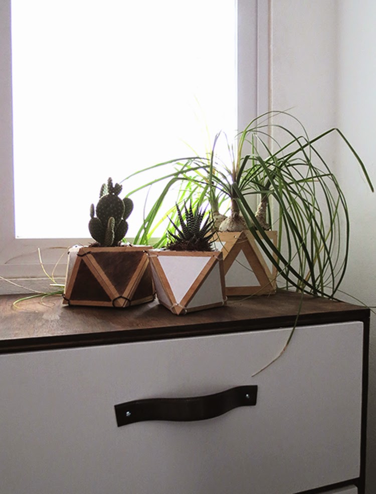 DIY Geometric planter Ohoh deco