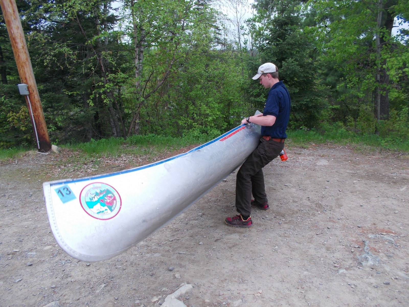 Northern Tier Canoe Flip Brobin