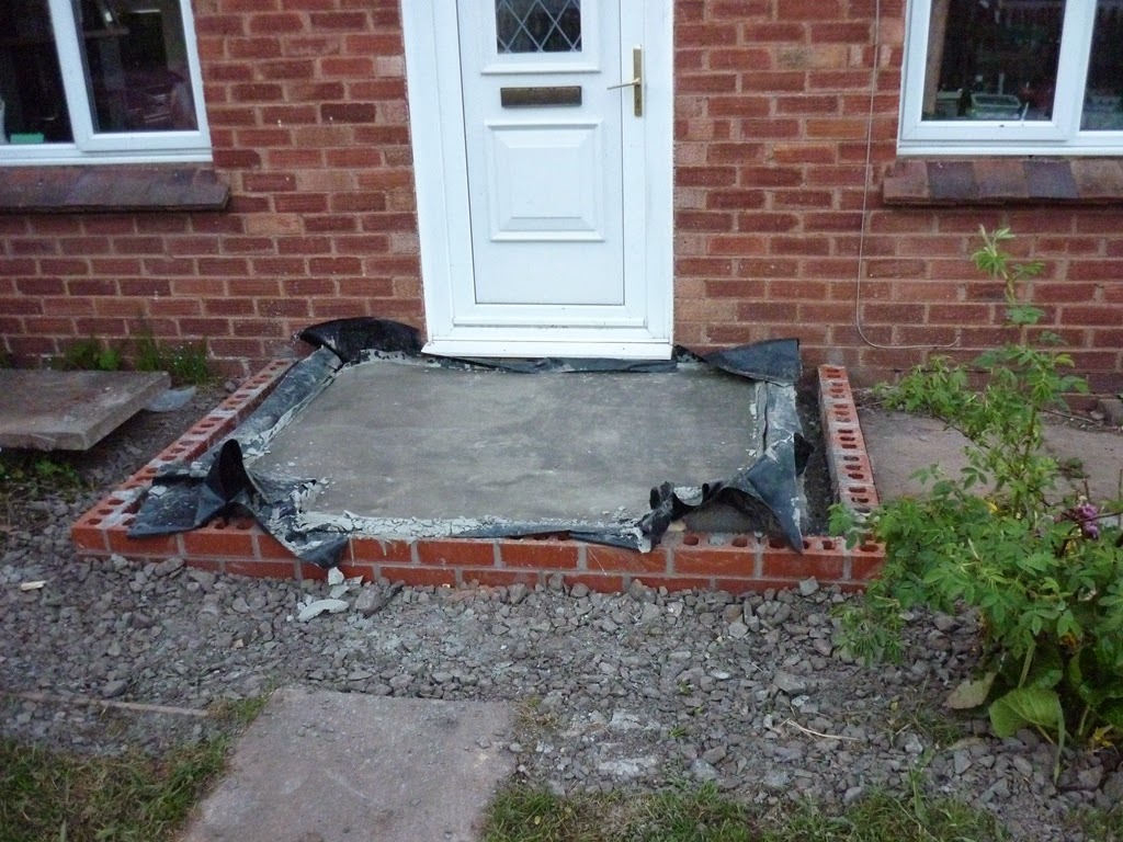 An English Homestead Porch Up To Damp