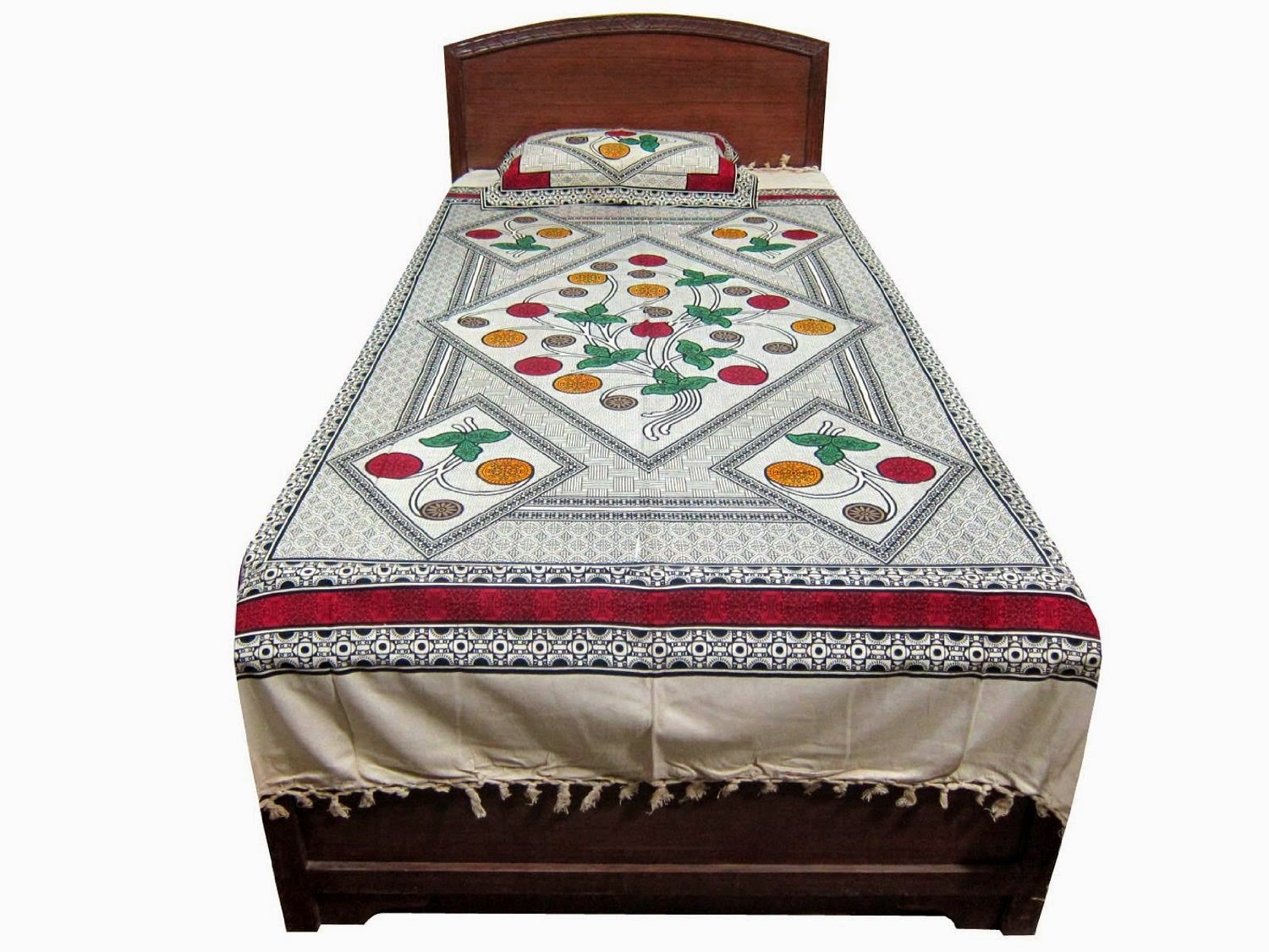 Indian Bedding Bedspread Bedroom Decor Coverlet