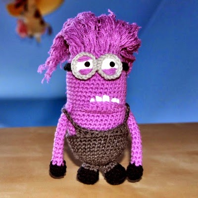 Patrones Amigurumi: Minion malvado