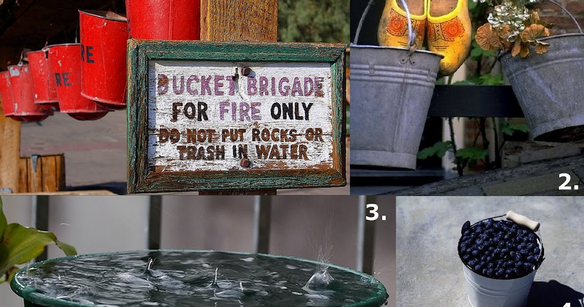 Bucket Outlet Buckets Can be Beautiful