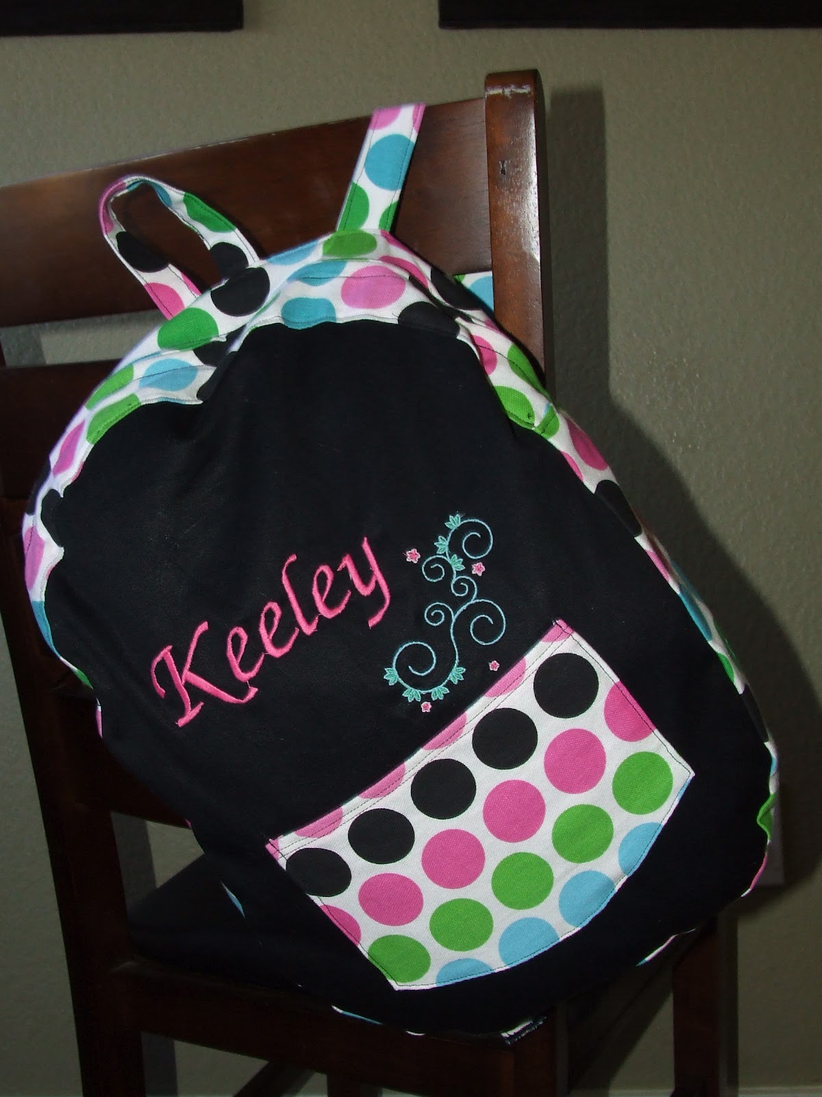 My Inner Need to Create... Personalized Kids Backpack