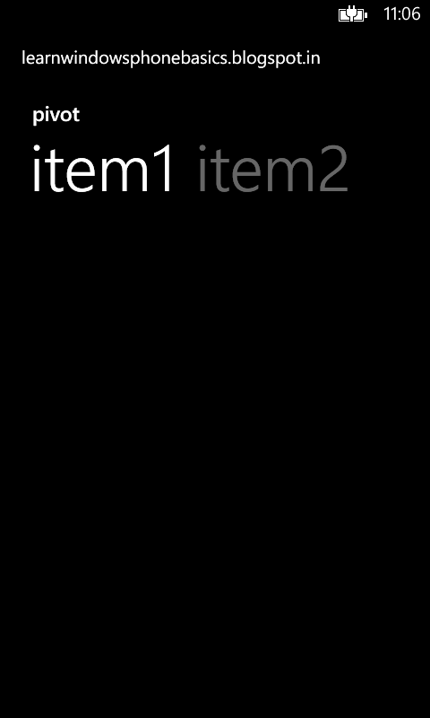 Pivot Control Pivot Control