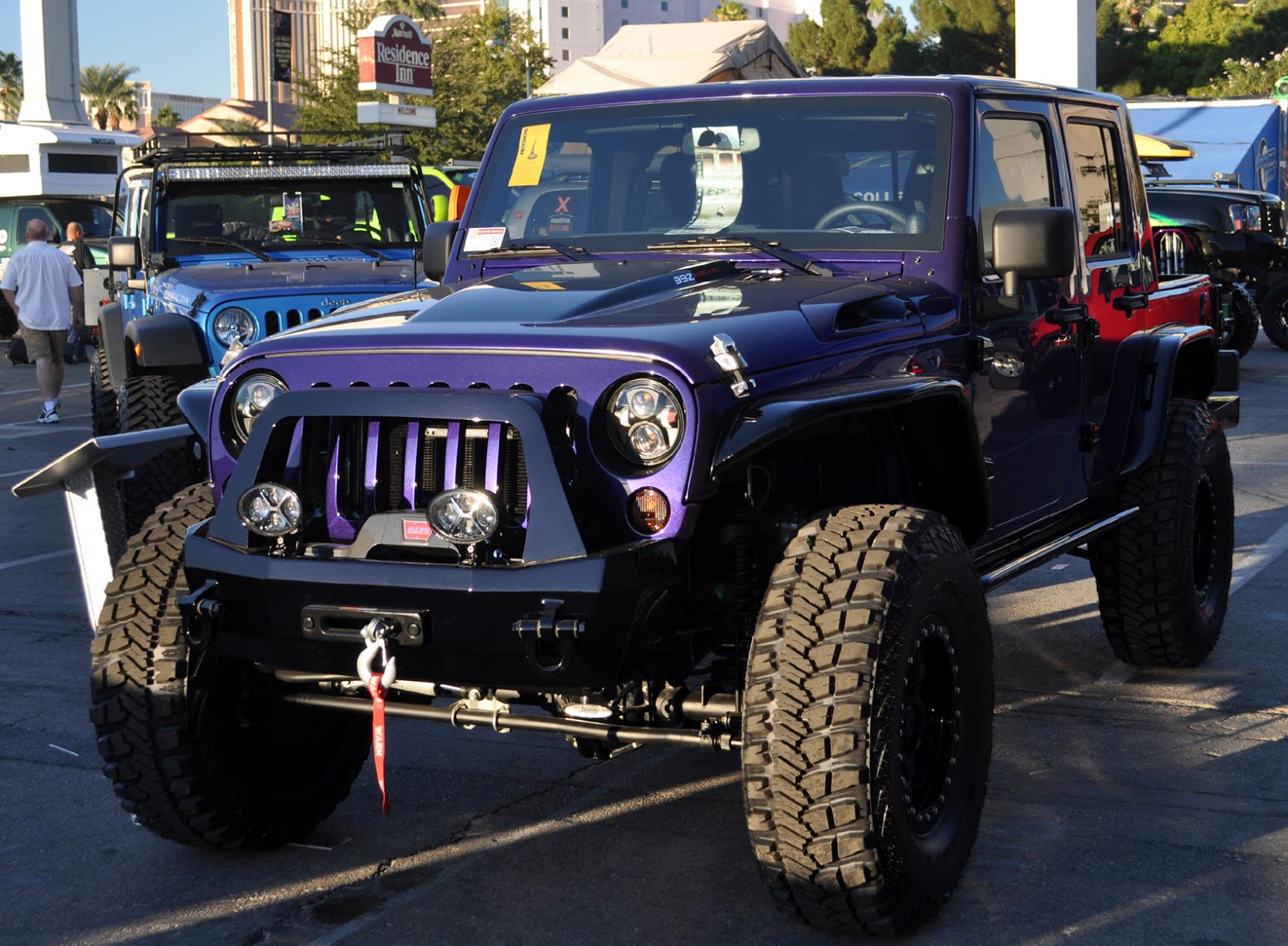3 Jeeps, and the impressive aftermarket add ons that you can buy for