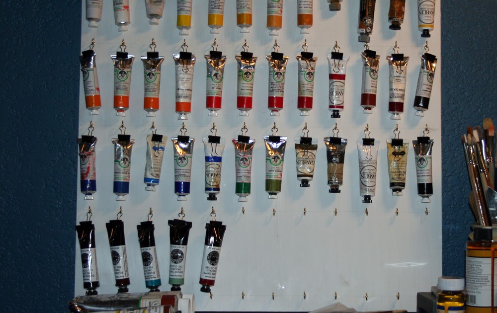 Matt Sterbenz Fine Art Storing tubes of paint