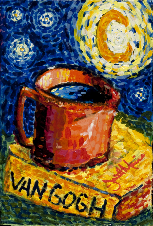 Little Paintings "Van Gogh's Coffee" Sold