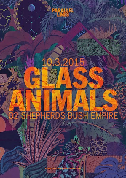 Glass Animals announce March 2015 tour