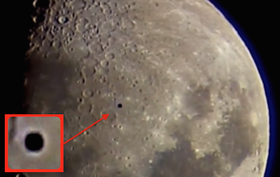 Latest UFO Sightings Black UFO Caught Near The Moon 2015, UFO Sighting News