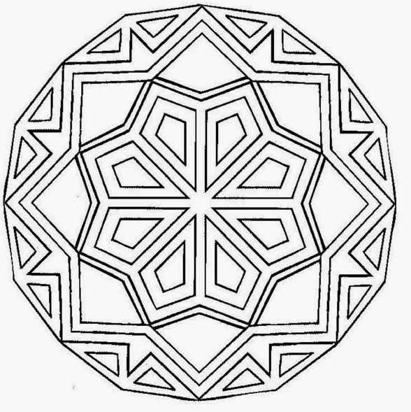 Circle Coloring Page Circle Coloring Page