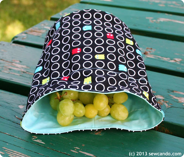 Sew Can Do Ultimate Reusable Snack Sack Tutorial Using Food Safe Fabric