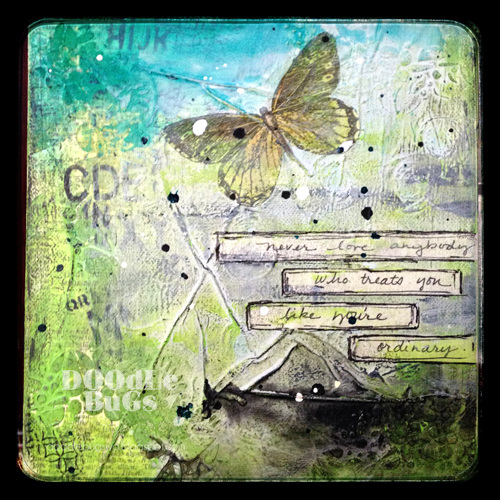 Doodlebugs Some Mixed Media Inspiration