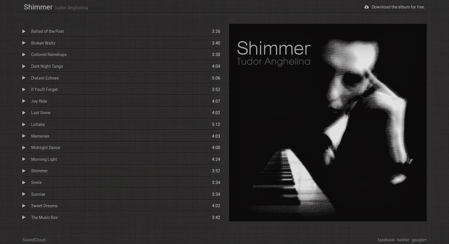 cd song list template
