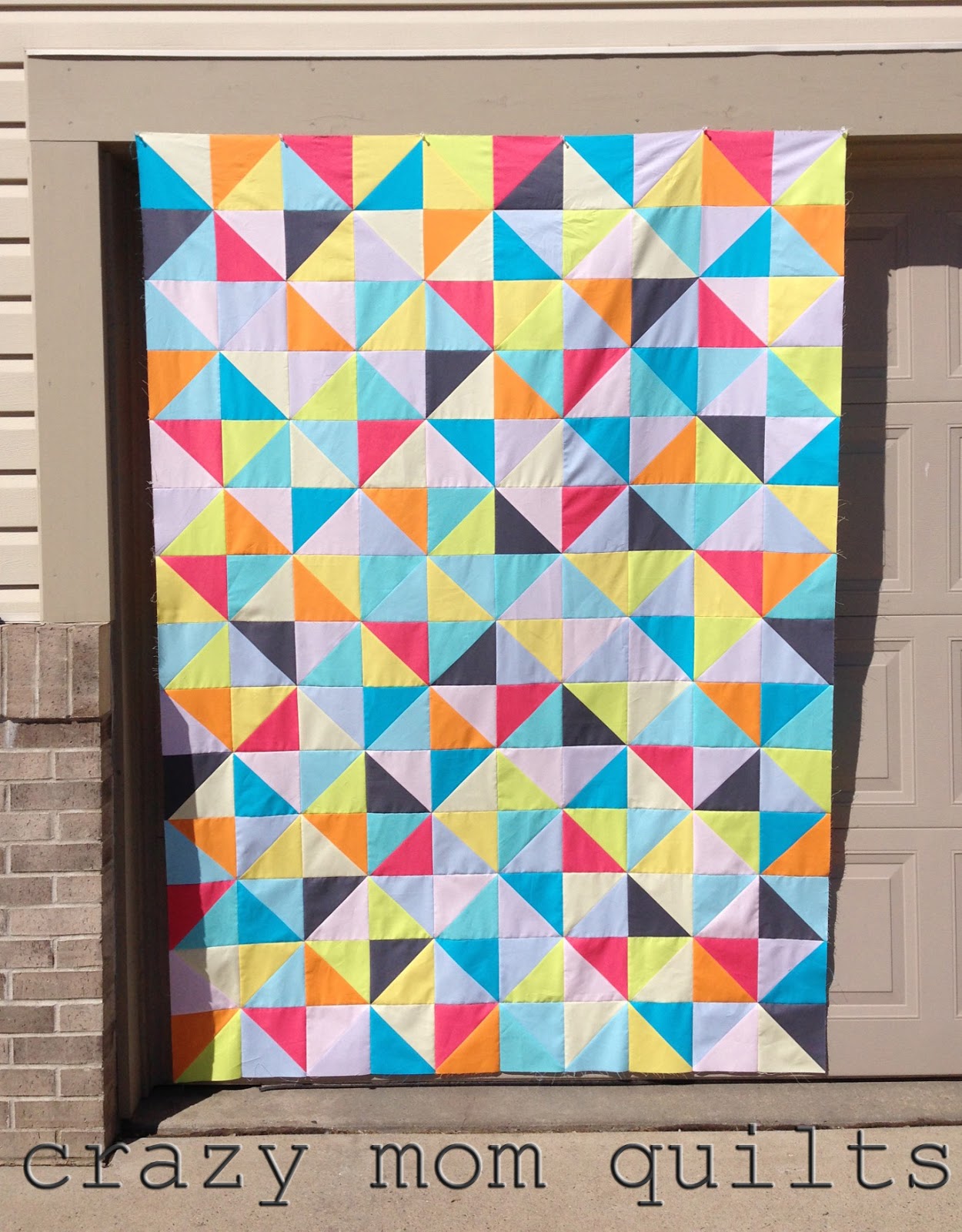 crazy mom quilts sunshine quilt top