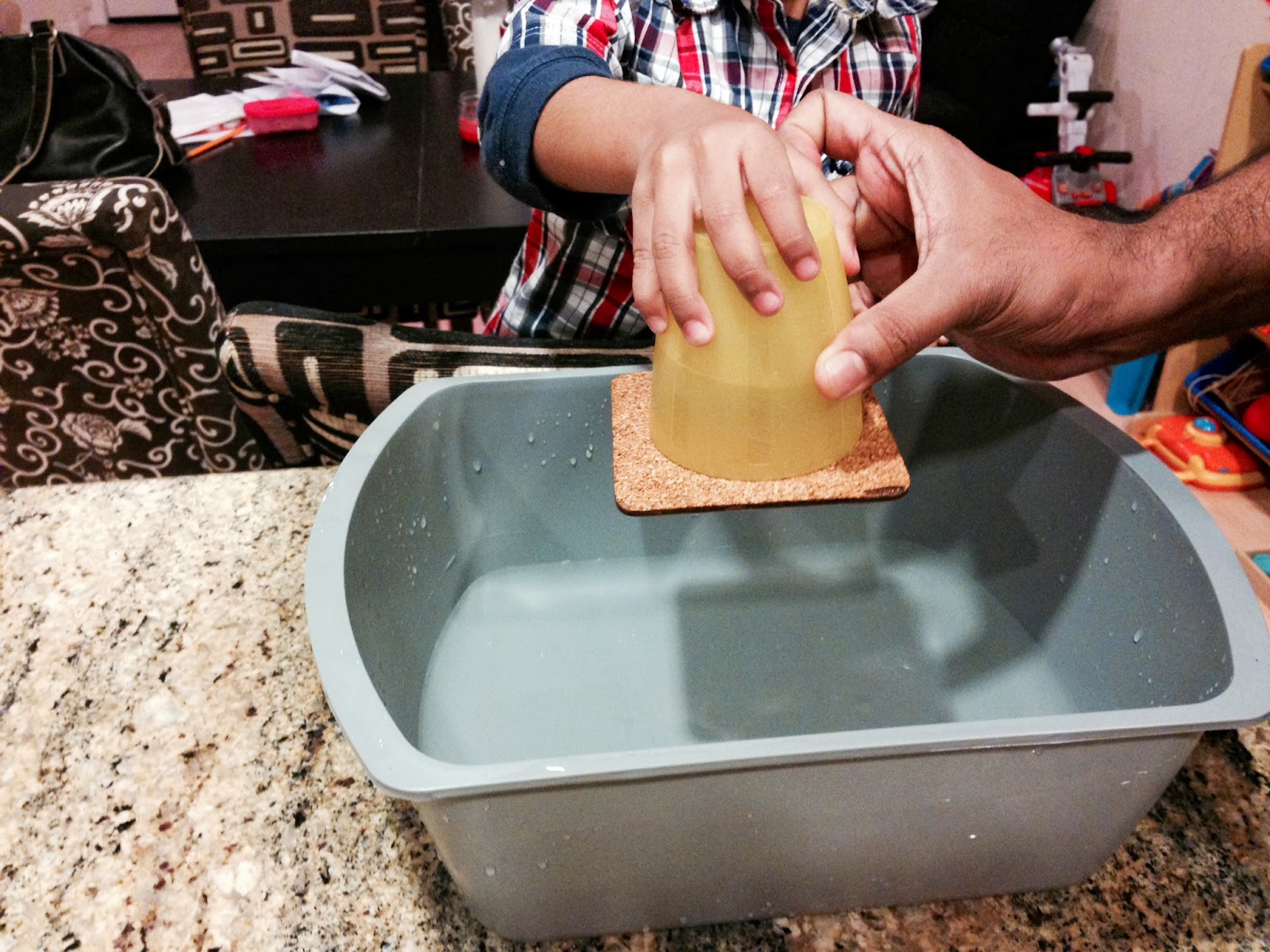 Katli and Kulfi Experiment 5 Why does water from an inverted glass