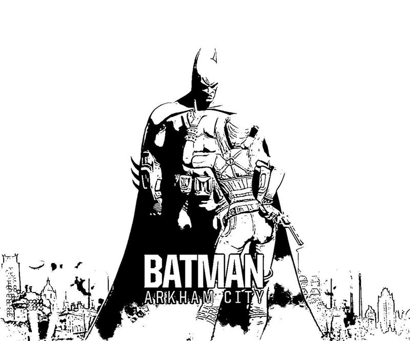 Printable Batman Arkham City Batman Harley Quinn Coloring Pages printable-batman-arkham-city-batman-harley-quinn-coloring-pages