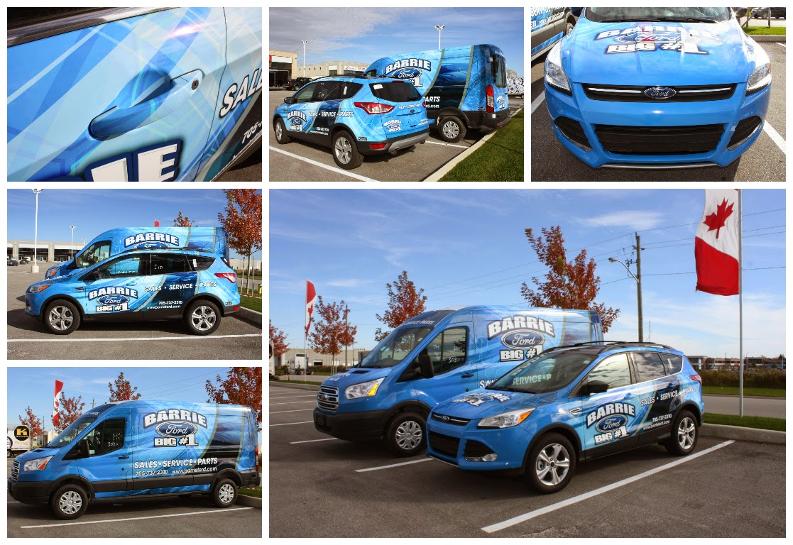 Barrie Ford Fleet Vehicles Eminent Custom Graphics inc.