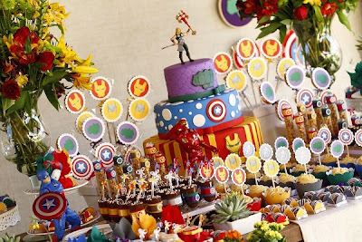 {dia de festa} festa vingadores - dicas de decoração / reprodução internet