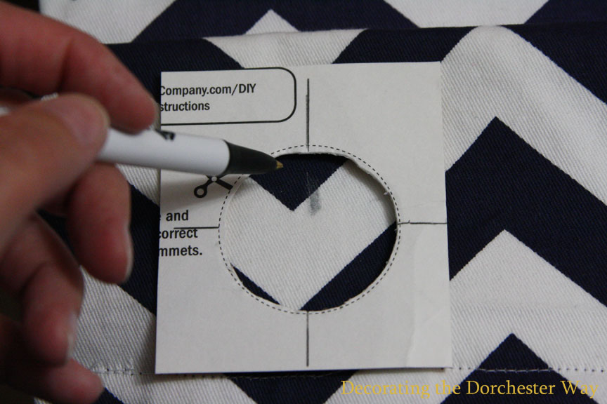 Decorating the Dorchester Way Using Grommet Math to Add Grommets to