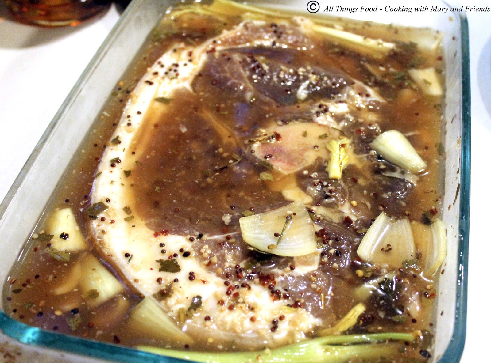 Cooking With Mary and Friends Brined Fresh Ham Steak