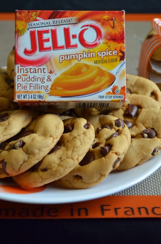 For the Love of Dessert Pumpkin Spice, Chocolate Chip Pudding Cookies