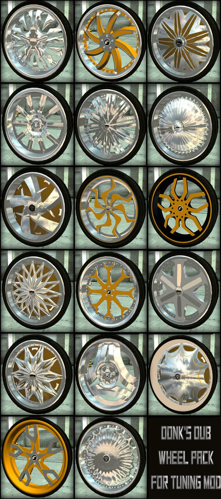 gta sa wheel pack
