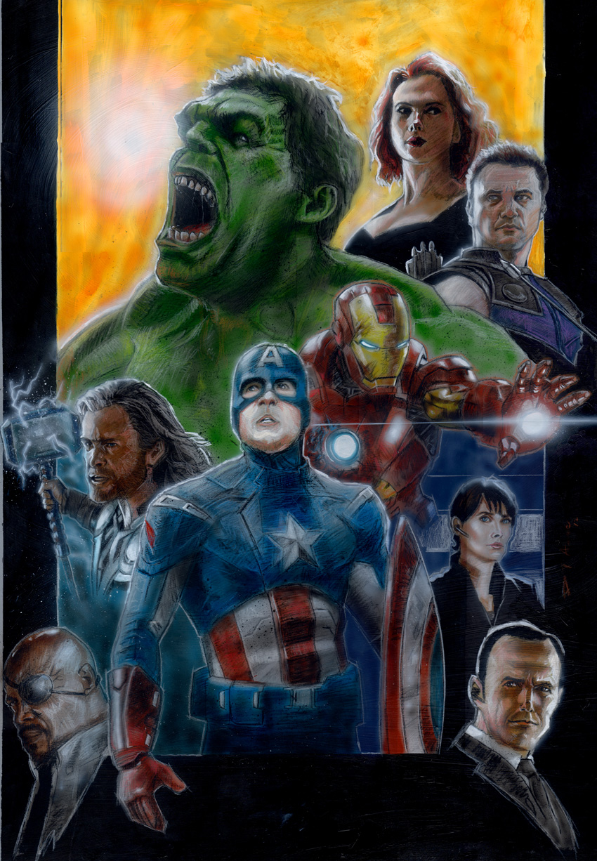 Devonne Amos: The Avengers movie poster
