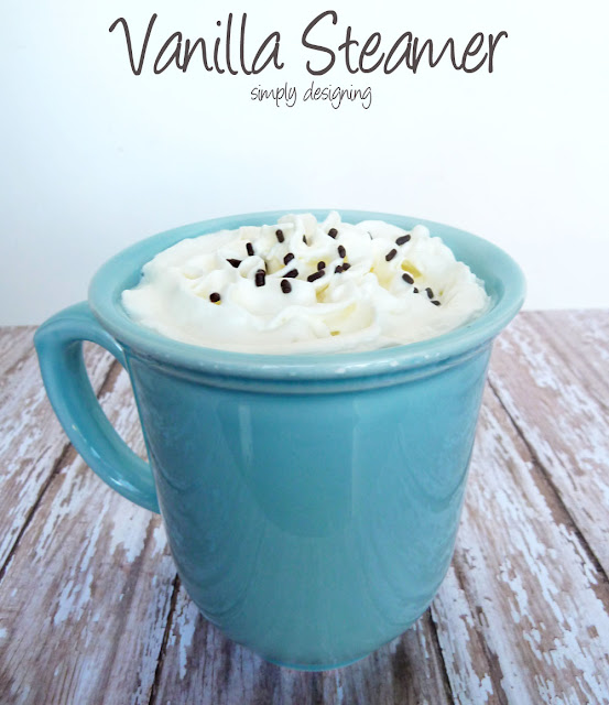 Vanilla Steamer | perfect cold weather drink to share with family and friends | #drinks #recipe #mykindofholiday #spon Vanilla Steamer | perfect cold weather drink to share with family and friends | #drinks #recipe #mykindofholiday #spon